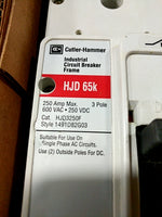  Eaton Cutler Hammer HJD3150 150A Circuit Breaker 3P 3PH 600V 65K Image