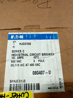  Eaton Cutler Hammer HJD3150 150A Circuit Breaker 3P 3PH 600V 65K Image