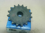  Martin 40B16 Roller Chain Sprocket 16 Teeth 1" Bore Image