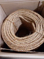 WELLINGTON 3 Strand 5/16" x 600FT Manilla Polypropylene Rope Tan/Natural Image