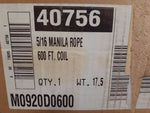  WELLINGTON 3 Strand 5/16" x 600FT Manilla Polypropylene Rope Tan/Natural Image
