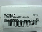  Bussmann 663-R Fuse Reducer Holder 30A  600V Image