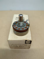  Allen Bradley JA1G040S105UA 1-Mega Ohm Type J Potentiometer 0.250" Shaft Dia Image