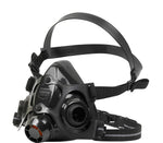 North 7700 Series Silicone Half-Mask Respirator - Medium, Black, Threaded, NIOSH