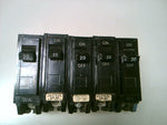  General Electric THQB1120 20A 1P Bolt-On Circuit Breaker (5 PCS) 120/240VAC Image
