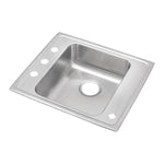  Elkay Lustertone DRKAD2220-60-4 Single Bowl Stainless Drop-In ADA Classroom Sink Image