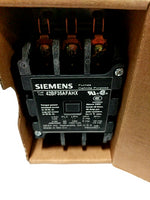  Siemens 42BF35AFAHX Magnetic Contactor 30A 120V Coil CTR 01150 Image