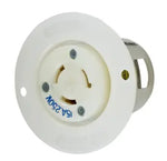  Hubbel HBL4585C Twist Lock Flanged 15A 250V 2P 3W Receptacle Image