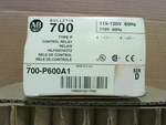  Allen Bradley 700-P600A1 Control Relay 115-120V 60Hz 110V 50Hz Image