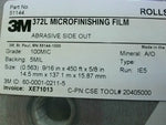 3M 372L Microfinishing Film Roll 9/16" x 450' x 5/8" 51144 Image