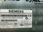  Siemens 6AV6 542-0AG10-0AX0 SIMATIC MP270B Multi Panel 10.4" TFT Display Membrane Keypad 4 MB Memory Image