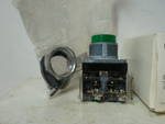  Allen Bradley 800T-B1D1 /T Green Extended Head Push Button Switch Image
