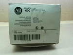  Allen Bradley 600-TAX4 Toggle Manual Motor Starter Switch 115/230VAC 1PH Series B Image
