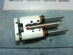  BIMBA TE-022-EB1M Dual Pneumatic Air Actuator Guided Cylinder No Box Image