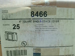  EGS Appleton 8466 (25 Pcs) 4" Square Single-Device Cover Image