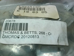  Thomas Betts 268 Armored Cable Squeeze Connector 1/2"NPT 90 Degree (29 PCS) Image