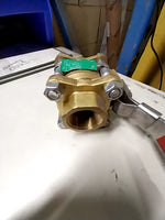  Watts 6800-LC 1" NPTF Brass Ball Valve w/Latch-Lok Handle Image