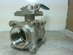  Triad Process DN40 1-1/2" Ball Valve Stanless Steel w/ Locking Handle Image