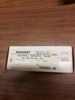  Ashcroft 25 1009AW 02L Air Pressure Gauge 2.5IN 0-100 Psi 1/2 NPT Image