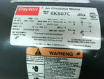  Dayton 1/3HP AC Motor 1725rpm 48YZ Frame 115VAC 1PH TEAO 6K807C Image