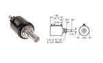  ETI Systems MW20-10B 100K Ohm Potentiometer Wirewound 100K 2W 10-Turn Image