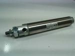  SMC NCMB106-0400 Stainless Steel Air Cylinder 1-1/16" bore X 4" Stroke Pneumatic 145PSI Image
