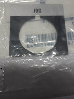  ALLEN-BRADLEY, 800T-X517 - 800T LEGEND PLATE,STANDARD,JOG Image