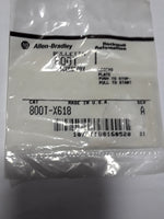  Allen Bradley 800T-X618 Legend Plate Push to Stop Pull to Start (6 PCS) Factory Sealed Image