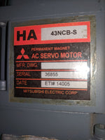 MITSUBISHI HA43NCBS SERVO MOTOR Image
