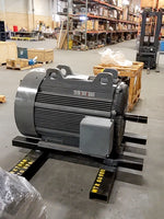  EAC 200HP Design D AC Motor N686Z 1100RPM 460V 3PH TEFC! Image