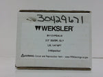  Weksler BY12YPE4LW Glycerin Filled Pressure Gauge 1/4" NPT 0-60 PSI Range Image