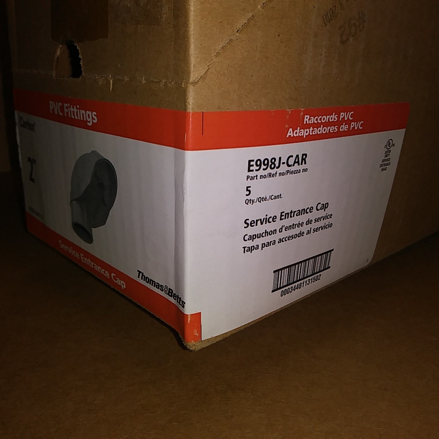 Carlon E998J-CAR Service Entrance Cap 2