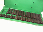  SK Hand Tool 4053 30 Piece 1/2" Drive Metric Standard and Deep Impact Socket Set Image
