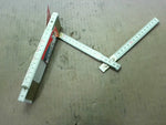  Lufkin 2M (6FT) Red End Folding Wood Rule Model 062 CME SAE and Metric Image