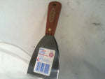  Hyde Park 07400 3"/76mm Stiff High Carbon Steel Rosewood Handle Scraper Image
