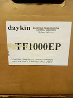  Daykin TF1000EP 1KVA 1PH Wall Mount Transformer 240/480 HV x 120/240 LV Factory Sealed! Image