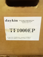  Daykin TF1000EP 1KVA 1PH Wall Mount Transformer 240/480 HV x 120/240 LV Factory Sealed! Image