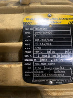  Baldor VEM3665T 5HP AC Motor 184TC Frame 1750RPM 230/460VAC 3PH Image