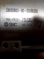  SMC C95SDB63-80-DUII00350 Pneumatic Cylinder 145 PSI Image