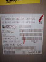  Fanuc A06B-1549-B200 AC Spindle Servo Motor Model AiIP 15/6000HV! Image