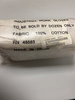  MCR SAFETY 8000I Cotton Jersey Glove Knit Wrist 8OZ, Men LG 12 Pair/Pack Image