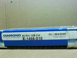  Diamond X-1466-010 Single Strand Roller Chain 40RIV 10FT Factory Sealed! Image