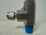  SWAGELOK SS-4R3A1 S HIGH-PRESSURE PROPORTIONAL RELIEF VALVE Image