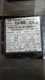  Fanuc A06B-0143-B175 #7076 AC Servo Motor Alpha 12/3000 Image