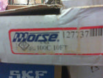  Morse 127737 Single Strand Cottered Roller Chain 100C 1-1/4" 10FT Image
