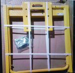  COTTERMAN AG2440ZC2P1 Adjustable Swing Gate 24"-40" Yellow Image