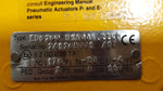  EL-O-MATIC ED0200-U1A00A-22K0 Pneumatic Valve Actuator And 3" Brass Valve Image