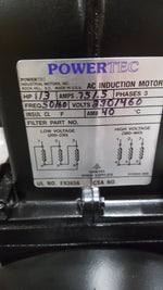  Powertec PACTORQ E213H4J4906EM10 60hp Brushless DC Servo Motor Image
