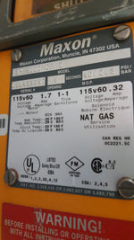  MAXON 3" 5000 CP 2 NATURAL GAS SHUT OFF VALVE ASSEMBLY Image