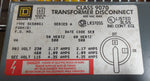  SQUARE D 9070 SK500G1 TRANSFORMER DISCONNECT Image
